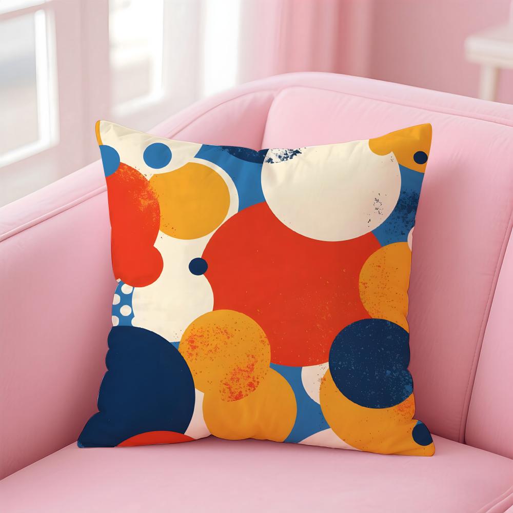 Y-Yayoi K-Kusama Cushion Cover Linen Pillowcase Cover Soft Decor For Sofa Home Room