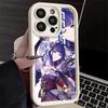 Telefoonhoesje voor iPhone 17 Air 16E 15 16 Pro Max Genshin Impact Ontwerp Cover 14 Plus 13 12 Mini Zachte Siliconen Schelp Fundas
