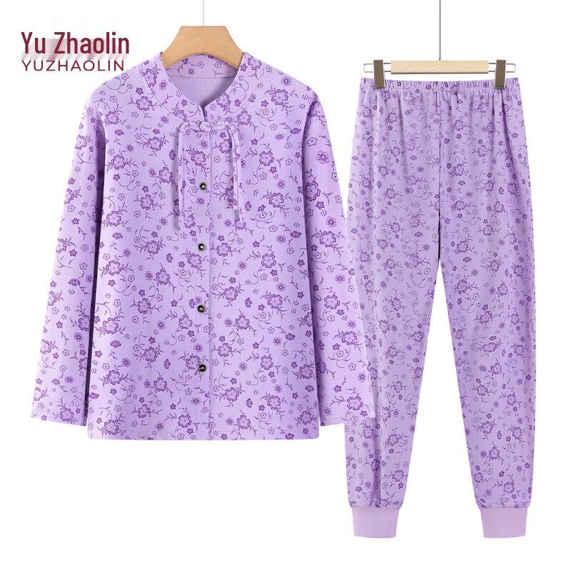 YUZHAOLIN Women's Floral Thermal Underwear Set