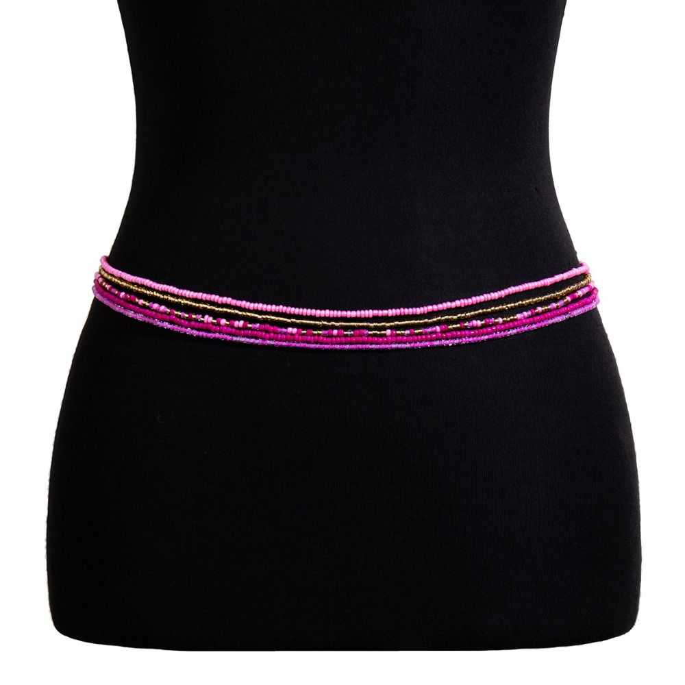 1Set 5Pcs/Set Bohemian Waist Chain Coloful Design Belly Chain Beach Body Jewelry Summer
