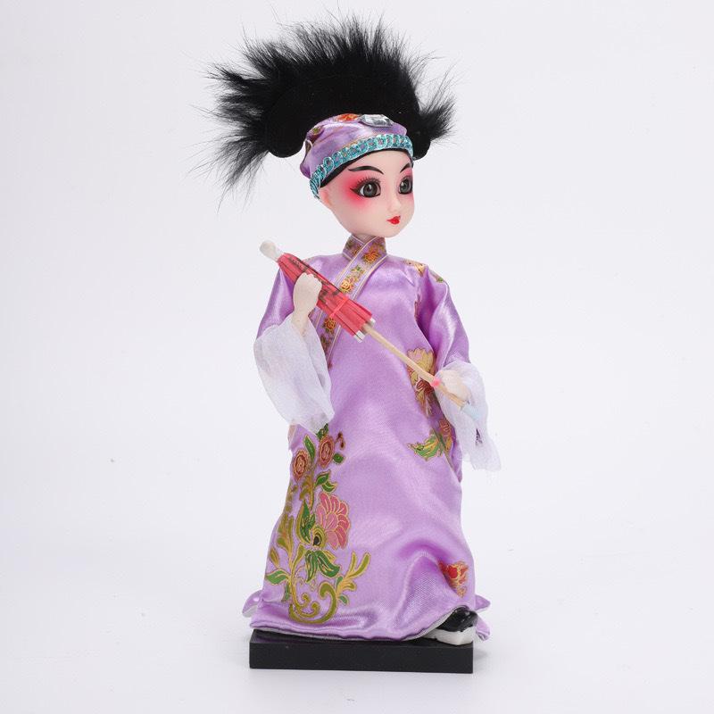 Q-Version Peking Opera Mini Doll, Chinese Traditional Character Home Decor Gift
