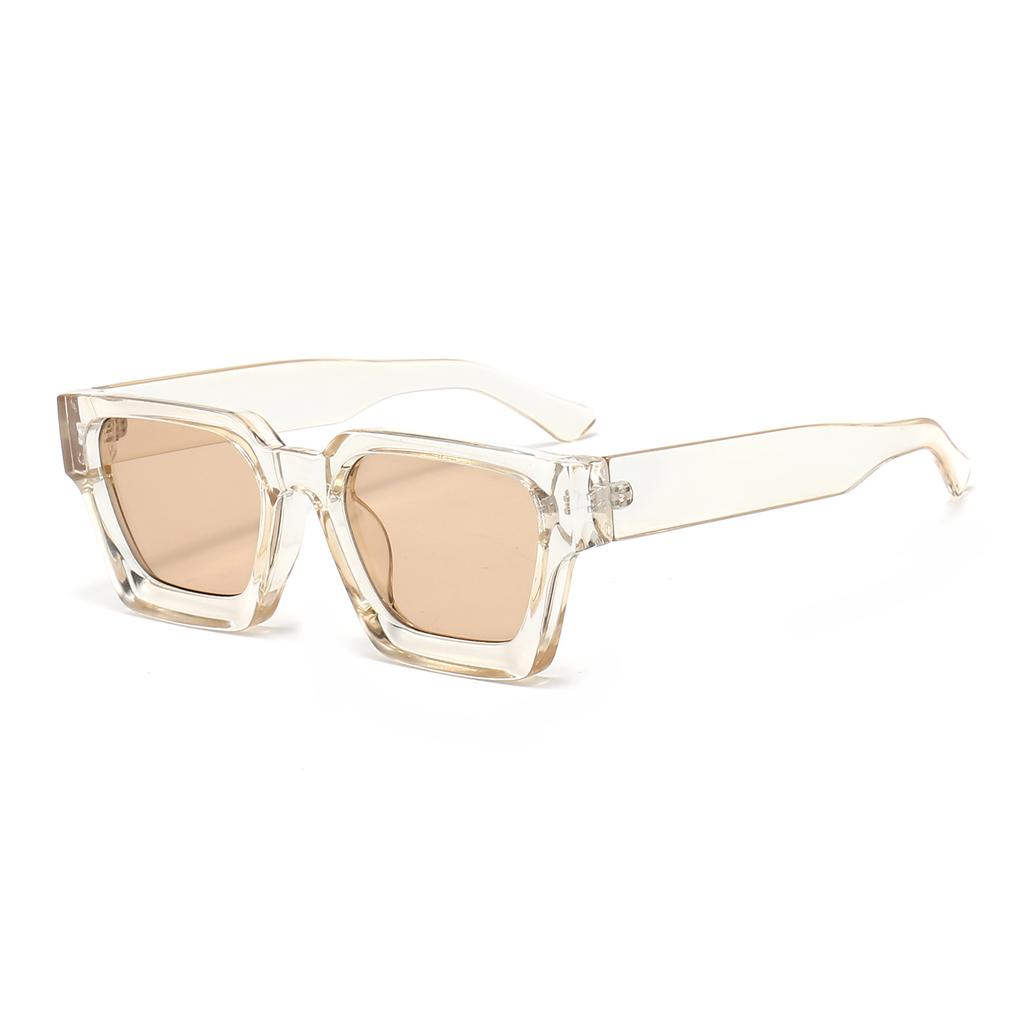 New European and AmericanTrendy Oversized Square Sunglasses for Men and Women Thick Frame Fashion Eyewear