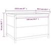 VidaXL Raised Garden Bed 119.5x82.5x78 Cm Solid Pine Wood 825310