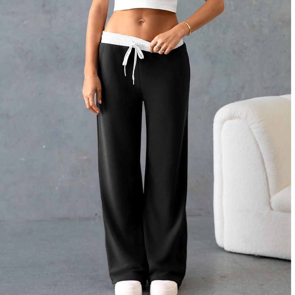 Women's Fashion Solid Color Casual Pants
