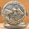 Classic Western Riding Cowboy Horse Quartz Pocket Watch Retro Men's Women's Necklace Pendant Gift