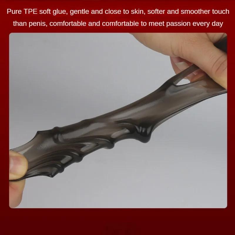 Anneau de pénis pour homme, éjaculation retardée, agrandissement du pénis, fixation du pénis, Cage de chasteté, anneau de manchon de pénis, jouets sexuels pour hommes
