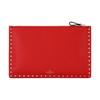 Valentino Studded Leather Large Clutch Women Clutch Red VW2P0269VSHJU5
