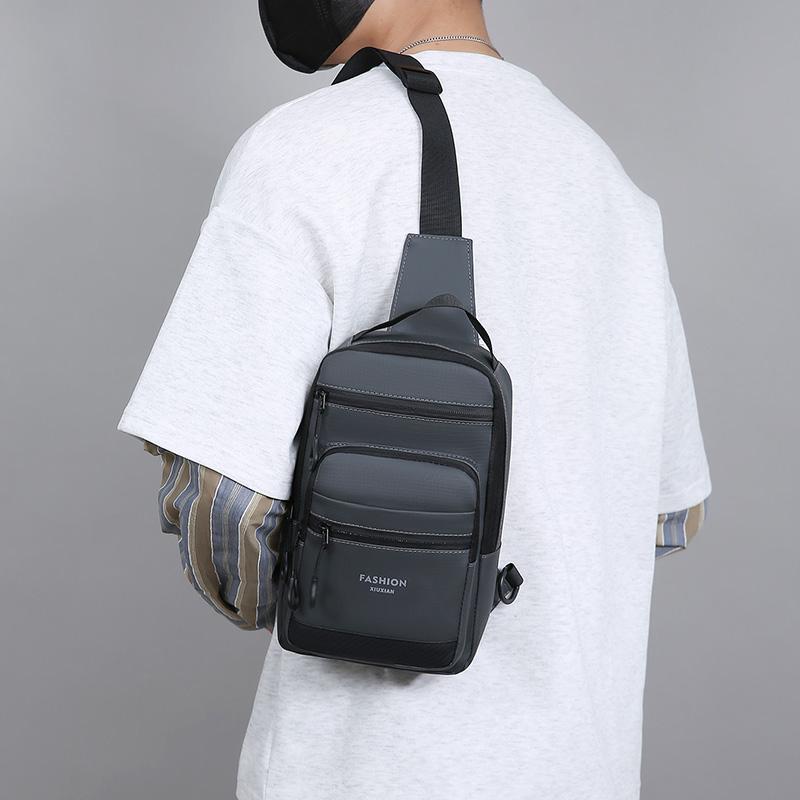 Men's Chest Bag Outdoor Shoulder Bag Large Capacity Crossbody Bag