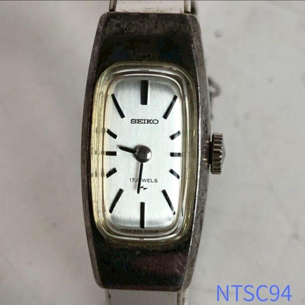 SEIKO Manual winding ladies watch silver brand working item vintage antique watch analog silver
