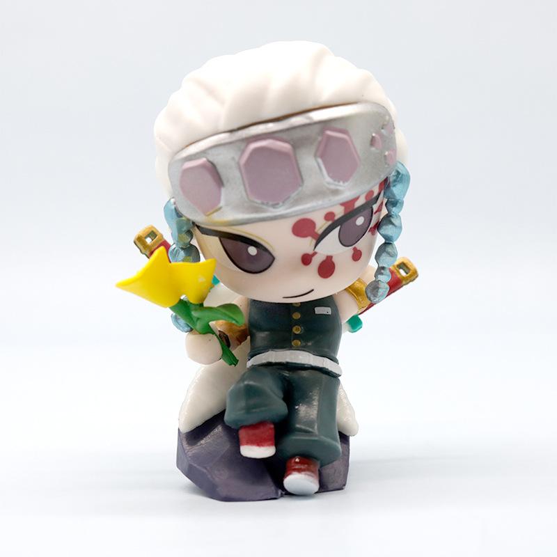 Anime Modelky Tanjirou Nezuko Zenitsu Kyoujurou Kanroji Panenky Akční figurky Hračky pro děti Dárek k narozeninám