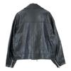 upper hights 870D00902BLK 24Stainless Steel Black Fake Leather THE RIDERS SHORT Double Rider's Jacket Jacket 1 blackUsed