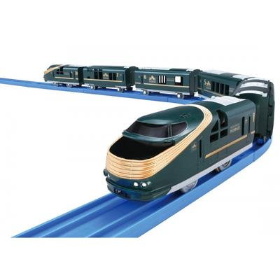 TAKARA TOMY "PLARAIL Cruise Train DX Series TWILIGHT EXPRESS Mizukaze" Train Train Toy 3 Years Old and Above Toy Safety Standards Passed ST Mark Certi