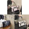 Street Style Krawatten-Schultertasche Mit Genähten Details Für Den Täglichen Gebrauch