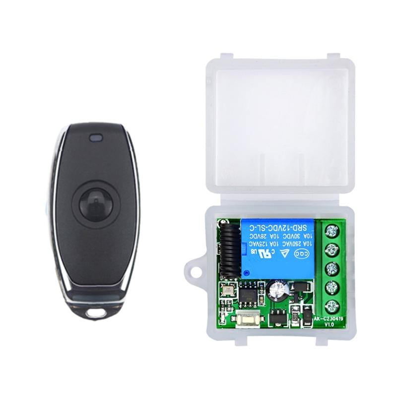 315MHZ 433MHz DC12V 10A 1 Channel 1Ch Wireless Relays RF Remote Control Switches Heterodyne Receiver Module