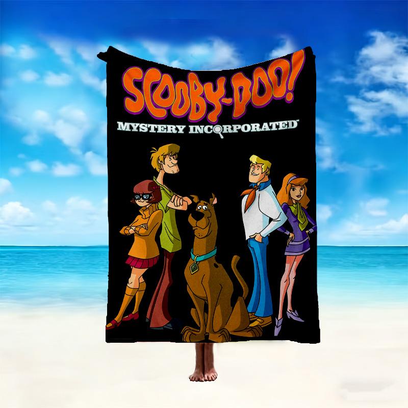 SCOOBY-DOO Pattern Blanket, Cozy Blanket for All-Season Comfort On Sofas, Beds, Office, Car, Camping and Travel
