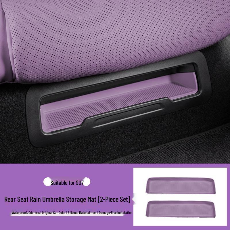 Xiaomi SU7 Rear Seat Umbrella Slot Protection & Storage Mat