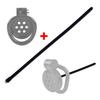 Penis Plug Dilator Accessories for Male Chasity Cage Parts Urethral Plug Metal Chain Men Couple Erotic BDSM Toy