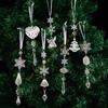 Transparent Acrylic Christmas Tree Ornament Shatterproof Hanging Decors Durable Holiday Decoration For Family Party 55KF