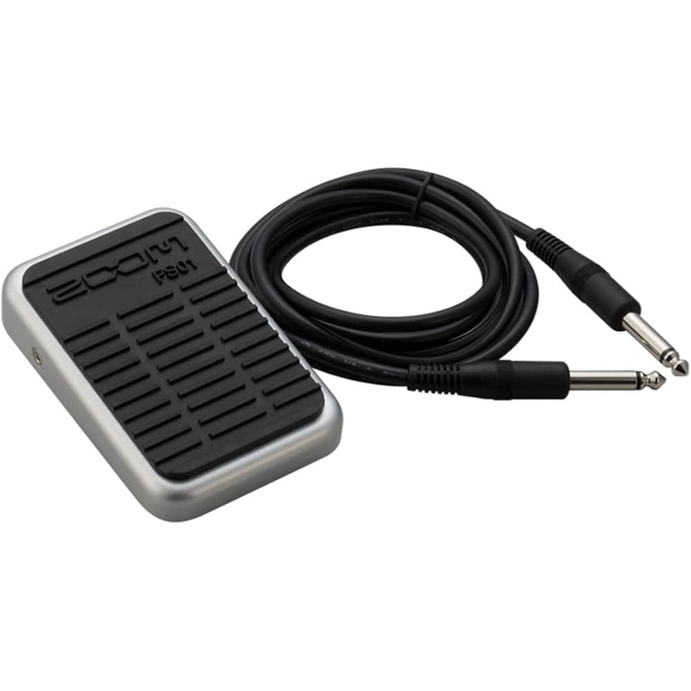 ZOOM Zoom Footswitch Compatible with FS01 Effects Pedals Unlatched Normal Closed Type Black Black