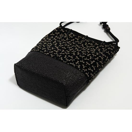 [Hasegawa] Dragonfly Pattern, Inden-style Men's Shingen-bukuro (Drawstring Bag), Made in Japan