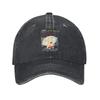Avintage Families Cartoon Baseball Caps Unisex Distressed Washed Sun Cap Outdoor All Seasons Travel Adjustable Hats Cap