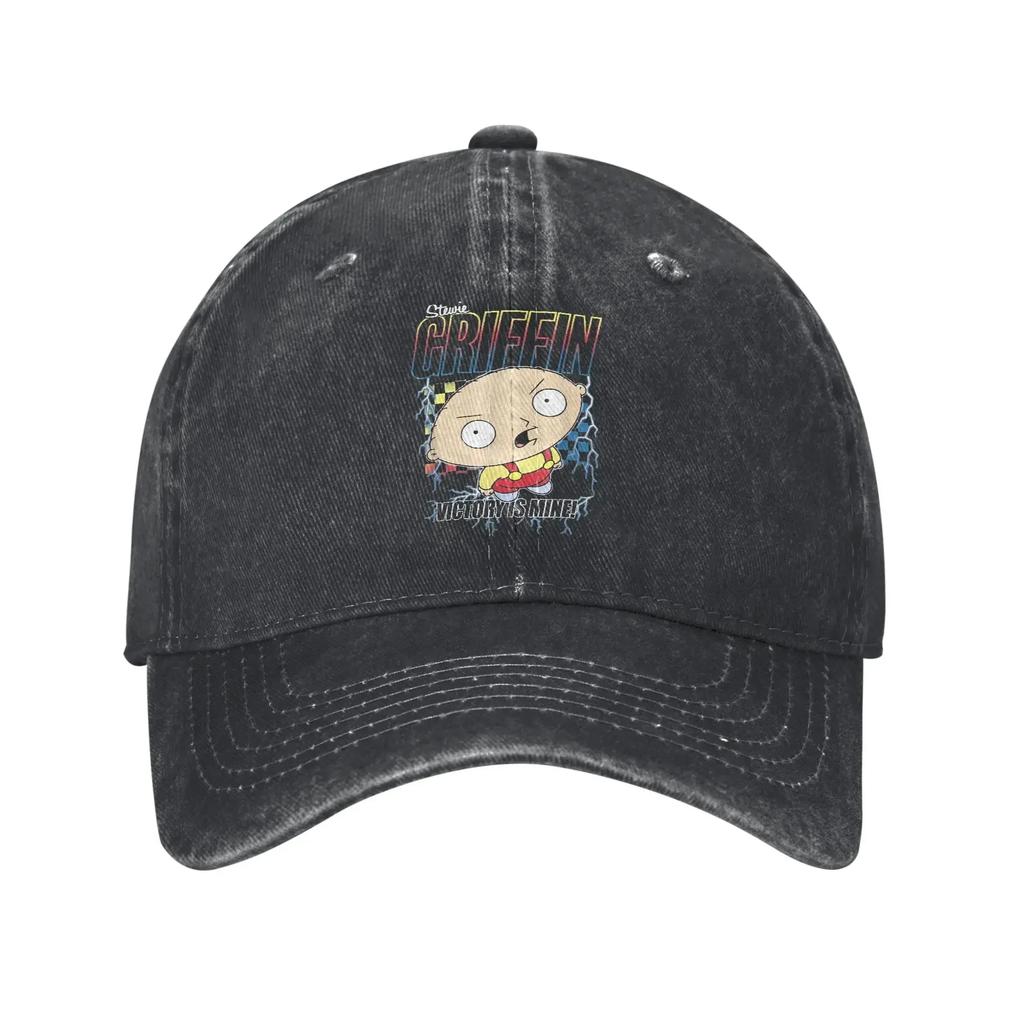 Avintage Families Cartoon Baseball Caps Unisex Distressed Washed Sun Cap Outdoor All Seasons Travel Adjustable Hats Cap
