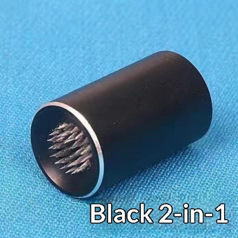 2 In 1 Billiard Cue Tip Repair Shaper Aluminum Snooker Billiard Pool Cue Tip Shaper Burnisher File Repair Tool Billiards Accesso
