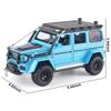 Model de mașină Benz G550 la scară 1/24 de jucărie, mașină de jucărie cu tragere înapoi cu sunet și lumină pentru copii, copii mici, băieți, fete, colecție de cadouri
