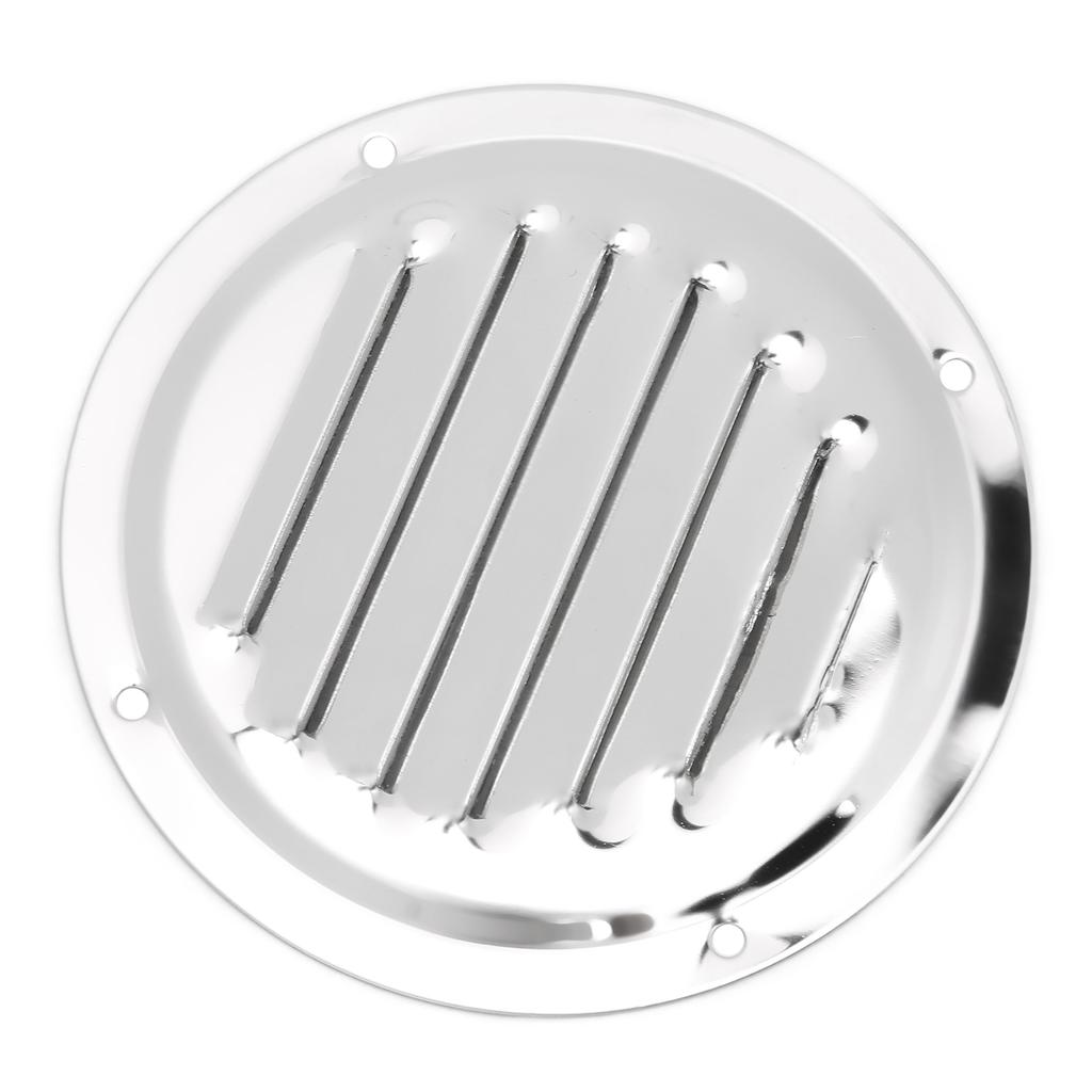 Air Vents Stainless Steel Round Louver Wall Ventilation Outlet for Yacht Caravans Home Kitchen
