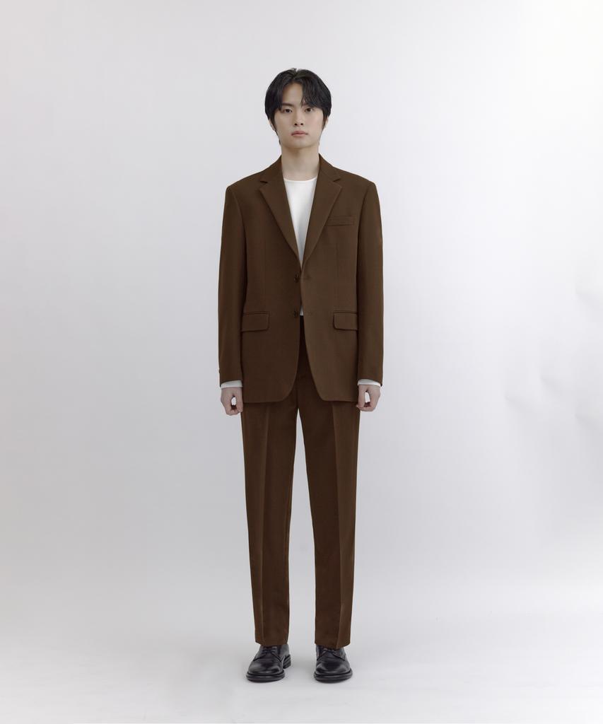 NONBLANK Semi-Wide Fit Slacks_Brick