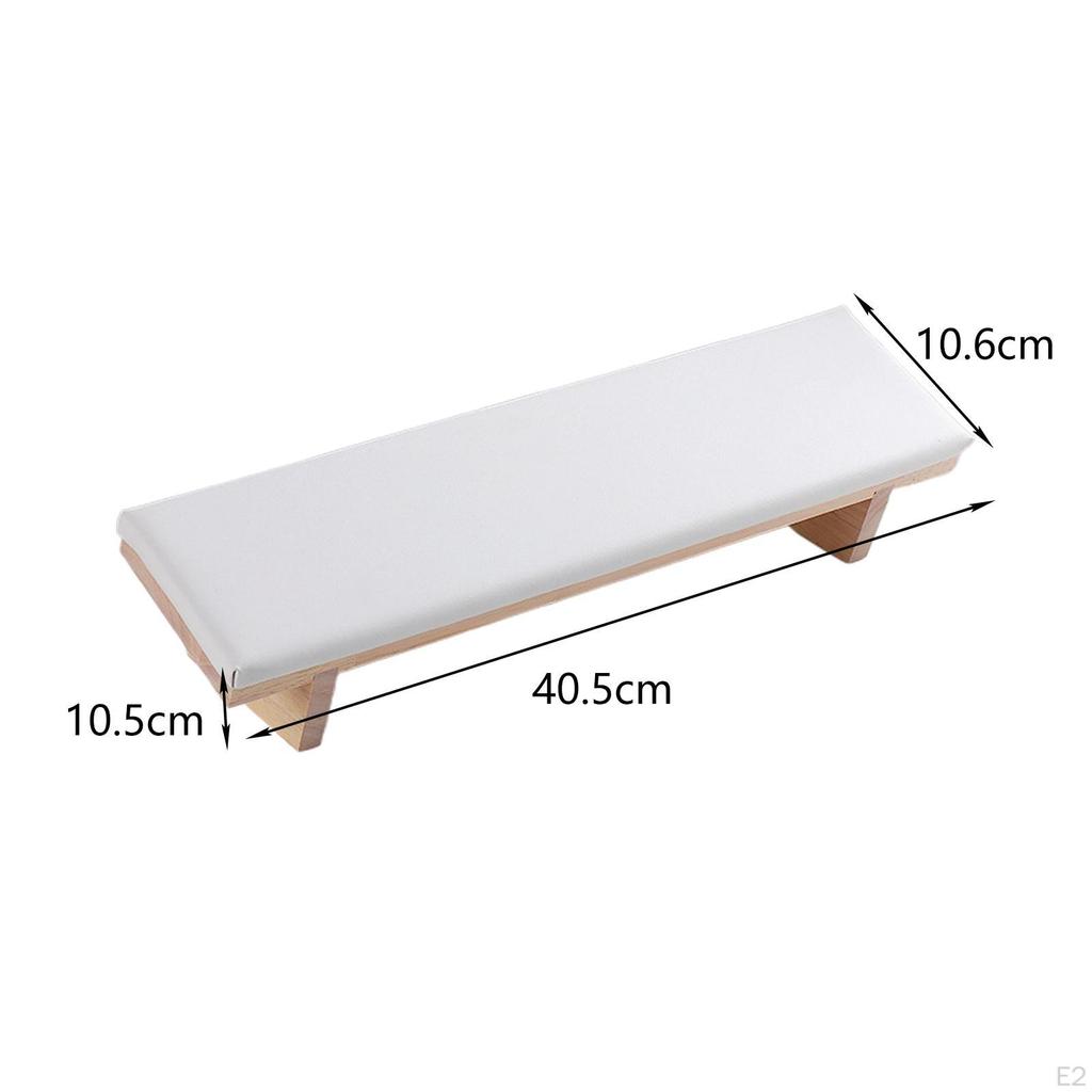 Hand Rest ,Professional ,Wood, Memory Foam Practical Accessories Soft Wrist Pad Support Manicure
