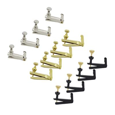 4 pz/set Metallo Fine Tuner Accessori Per Violino per 4/4 3/4 Violino Stringa di Metallo di Regolazione Nichel Placcato Anti Ruggine