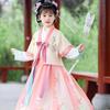 Autumn 2025 Girls' Hanfu: Ancient Ming Dynasty-Inspired Fairy Tang Suit for Little Girls