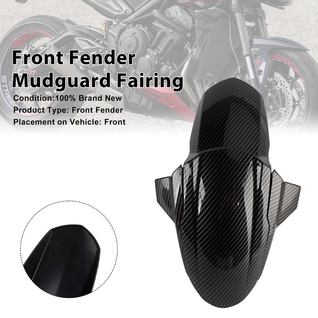 Topteng Front Fender Mudguard Fairing For Street Triple 765 R RS 2020 2021 2022 2023 2024 2025