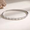 Couple's New Love Titanium Steel Women's High-end Fashion Buckle Open Bracelet Bracelet
