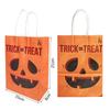 6 יחידות שקיות ממתקים נייר ליל כל הקדושים שקיות מתנה רפאים דלעת לילדים חבילת טריק או פינוק אספקת קישוט מסיבת ליל כל הקדושים