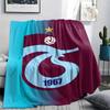 1PC Trabzonspor FC Print Flannel Blanket, High Quality Comfortable for All Seasons, Home Decor, Warmth and Comfort, Perfect for Christmas Gifts228