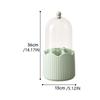 Dust-proof Rotatable Makeup Brush Holder 360 Degrees Desktop Makeup Organizer  Beauty Egg