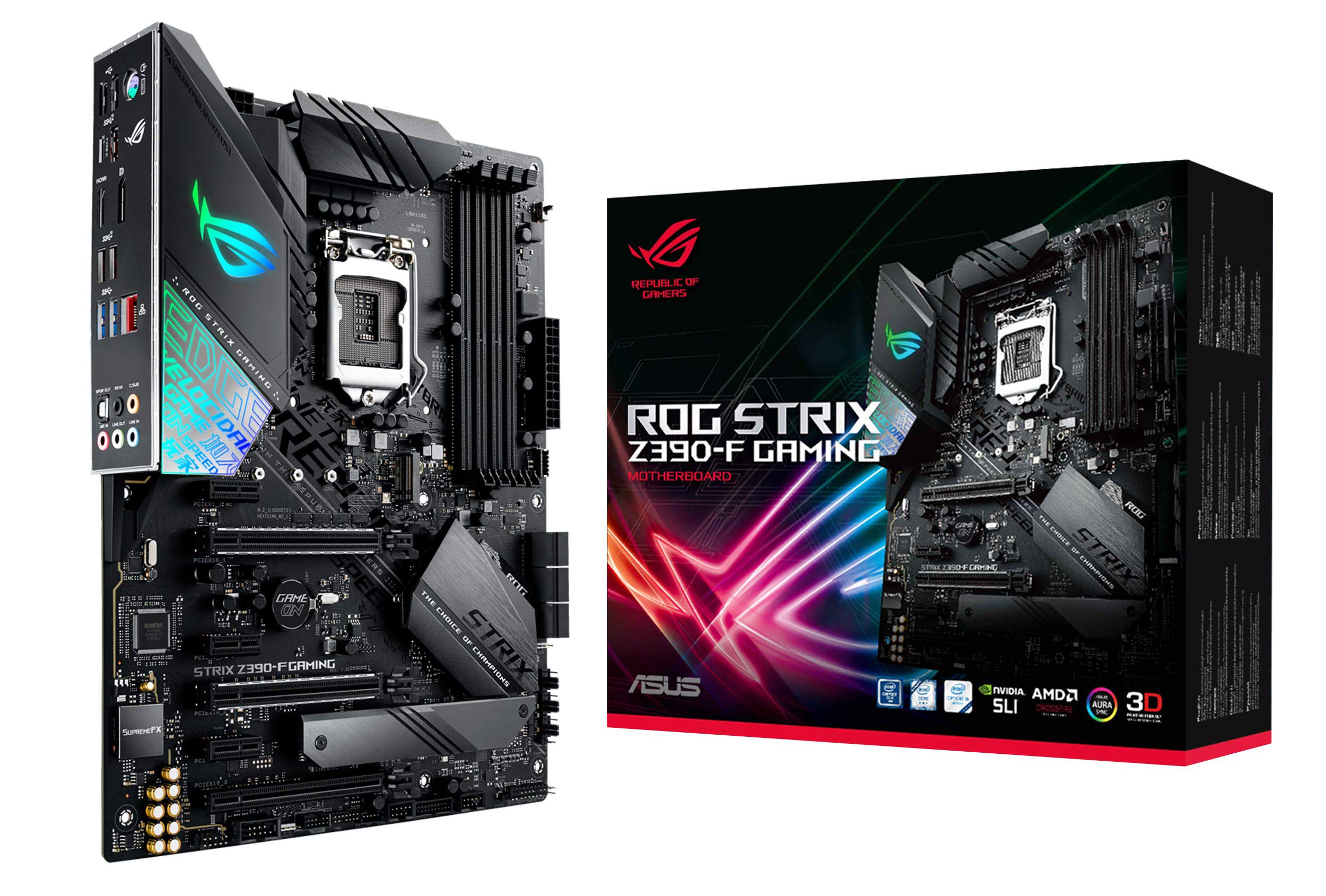 

ASUS ROG STRIX Z390-F GAMING Motherboard with Intel® Z390 LGA1151 DDR4 (ATX)