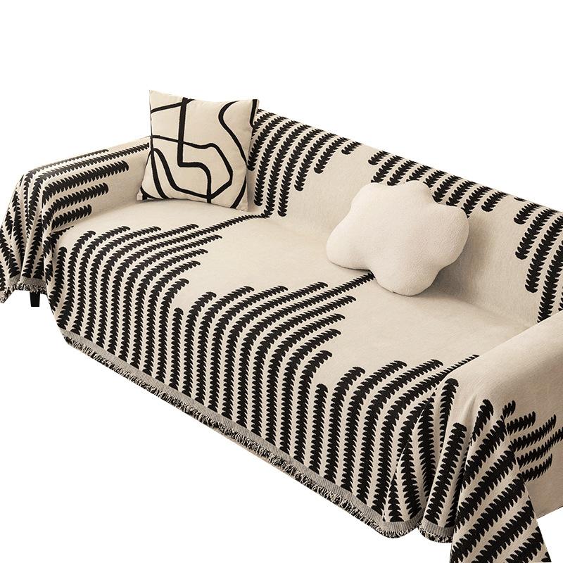 1pc Bohemian Sofa Cover Towel, Sofa Throw Blanket, Furniture Protective Cover, Suitable for Bedroom and Living Room, Home Decor