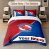 Custom Bedding Set Blackburn Rovers Football Pattern, Print Name Text 1 Duvet Cover Plus 2 Pillowcases Home Textile