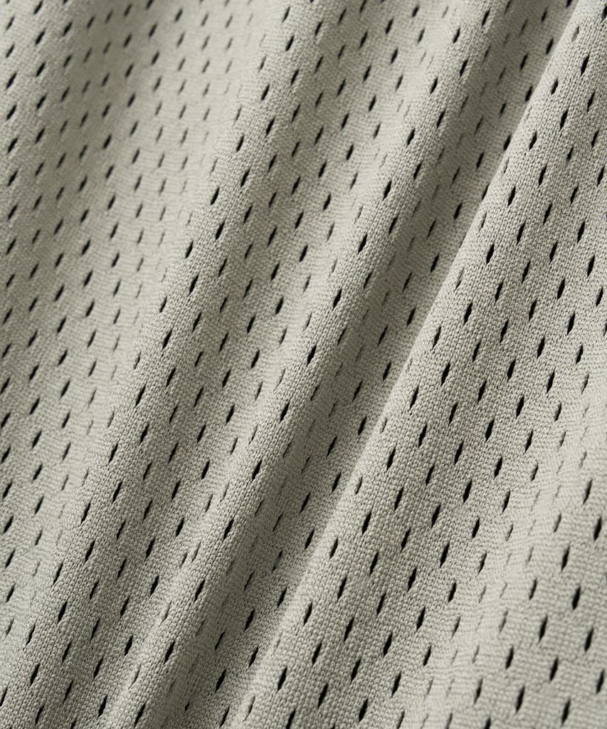 PHYPS MOTORCYCLE Lip Mesh Jersey Shorts Light Gray