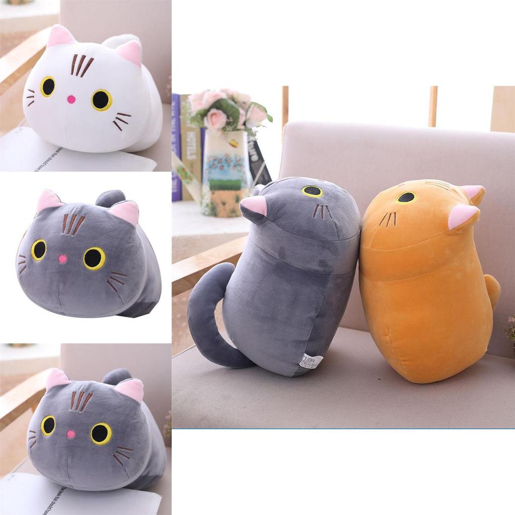 Adorable Cartoon Plush Toy Cat Soft Pillow Cushion For Kids And Girlfriends
