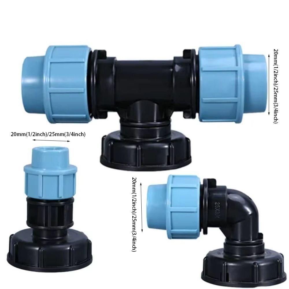 20/25/MM IBC Water Tank Pipe Joints Coarse Thread Water IBC Tank Adapter  Pools