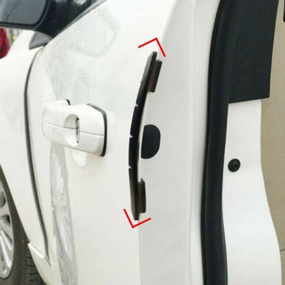 4Pcs Universal Car Anti-scratch  Rubber Strip Decorative Car Door Edge Guards  Car