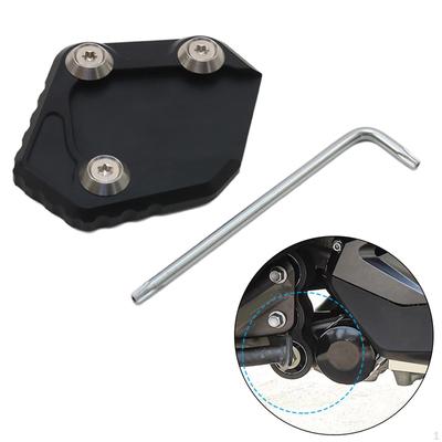 Kickstand Pad Plate Motorcycle Bikes Kick Stand Coaster AntiSlip Motor
