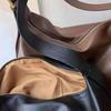 Solid Color PU Shoulder Bag Large Capacity Sports Crossbody Bag Fitness Training Bag  Men