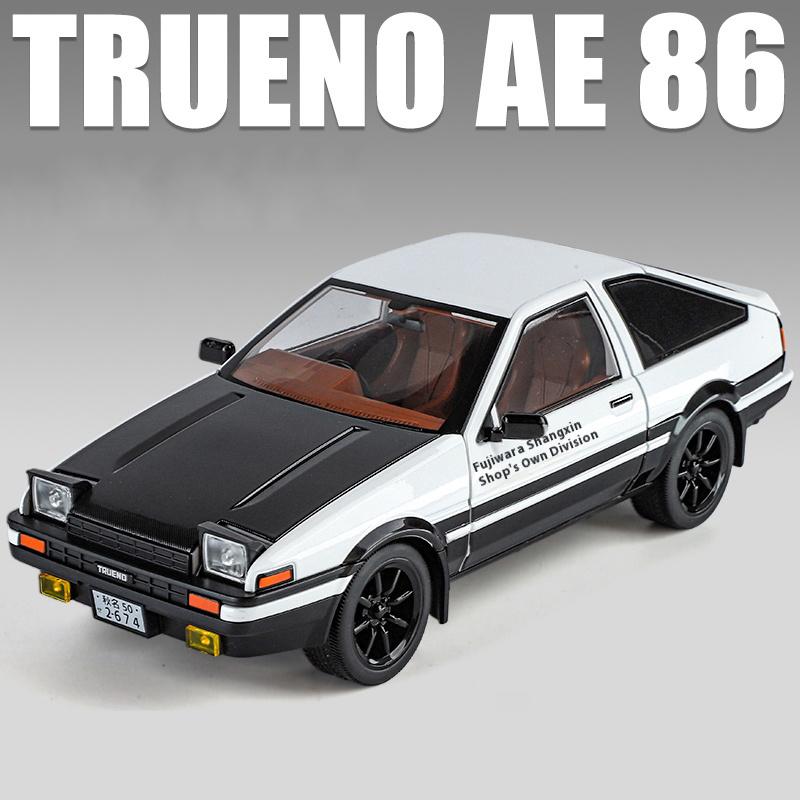 1:18 Filmauto Initial D Ae86 Legierung Sportwagenmodell Diecasts Metall Klassisches Rennwagen Fahrzeugmodell Ton Licht Kinder Spielzeug Geschenk
