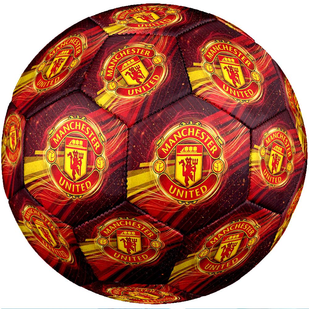 Pallone da calcio tema Manchester United Taglia 5 Pallone da calcio Tocco Morbido Pallone da calcio per Allenamento Professionale per Sport all'Aperto