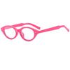 Retro Cat Eye Anti-Blue Light Glasses: Oval, Myopia-friendly Nerd Eyeglass Frames with Small, Fashionable Flair.